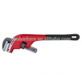 High quality heavy duty slanting pipe wrench/pipe fitting wrench